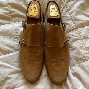 Billy Reid Men’s suede monk straps - size 12